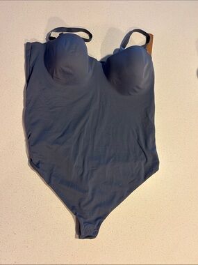 SKIMS Navy Blue Molded-Cup Bodysuit